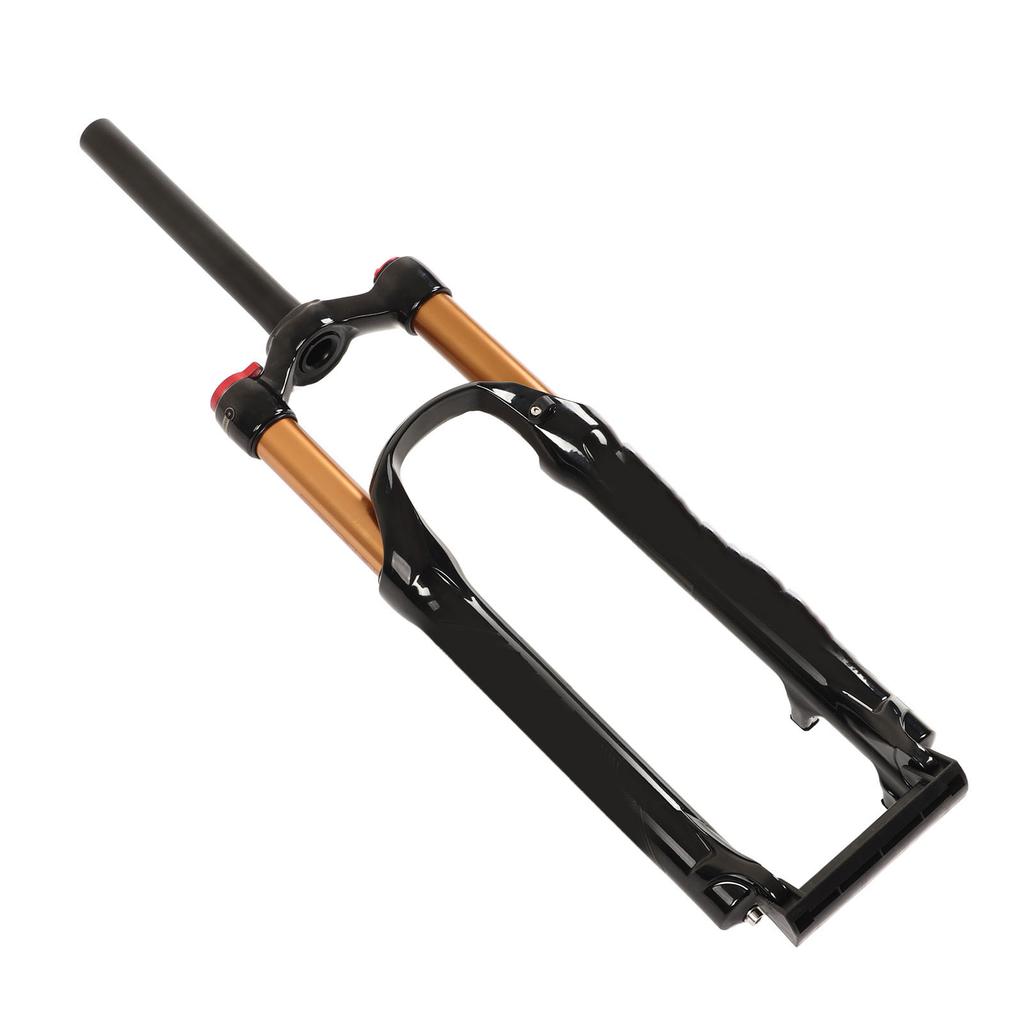 Garfo de Suspensão a Ar para Bicicleta 26pol Tubo Reto Trava Manual Garfos Dianteiros de Mountain Bike Amortecedor Dianteiro de Bicicleta