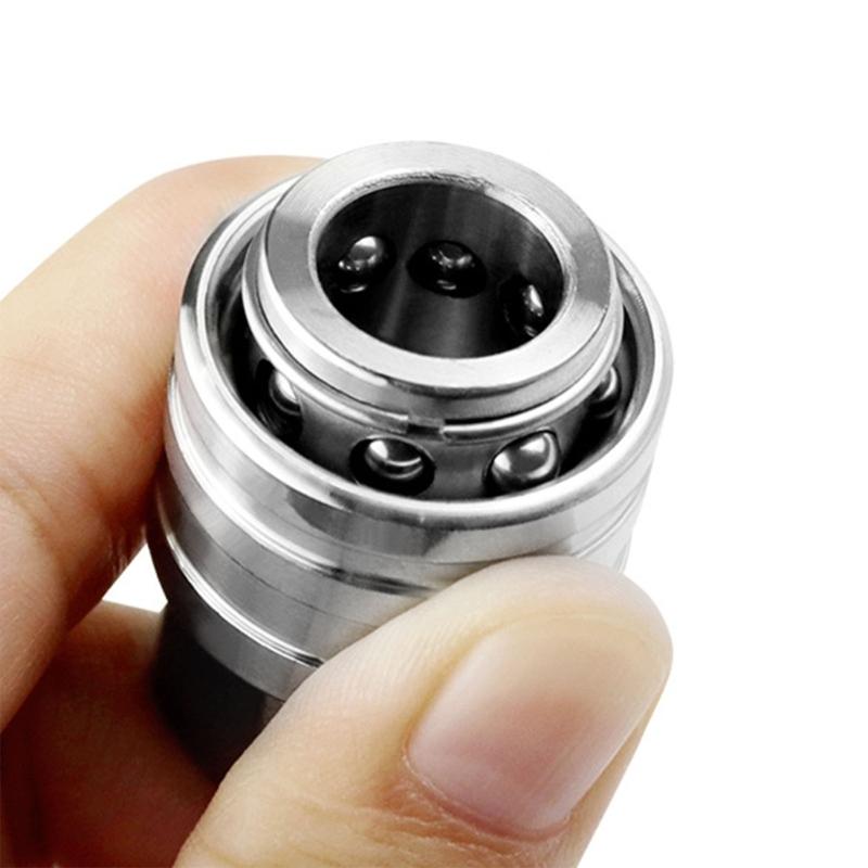 Pressure Washer Adapter Stainless Steel 1/4 High Pressure Washer Quick Connector Pipe Hose Adapter