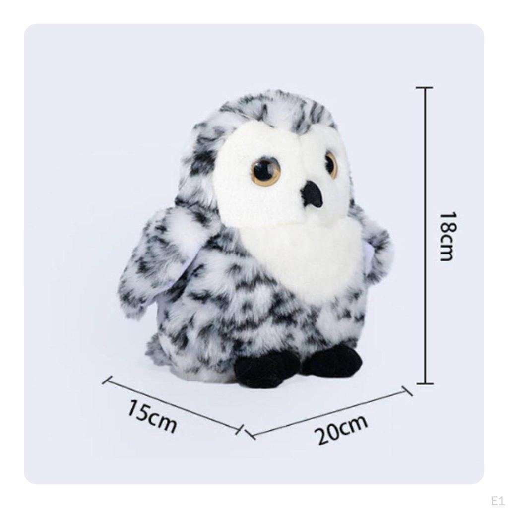 Realistic Owl Stuffed High Quality Material Toy Long-Lasting