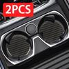 2Pcs Car Parts Cup Holder ert Coaster Anti-Shock Pad Car Interior Accessories