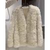Autumn and Winter New Fur Integrated Lamb Plush Imitation Fur Coat Women's Coat Short Curly Top