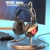 Soyto SY-G15 Wired Headphone High Fidelity Noise Reduction with Cool Breathing Light 3.5mm USB Stereo Gaming Headset for Computer