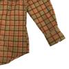 Durban 70s 80s vintage Check Pattern Long sleeve shirt M Brown Men's Used