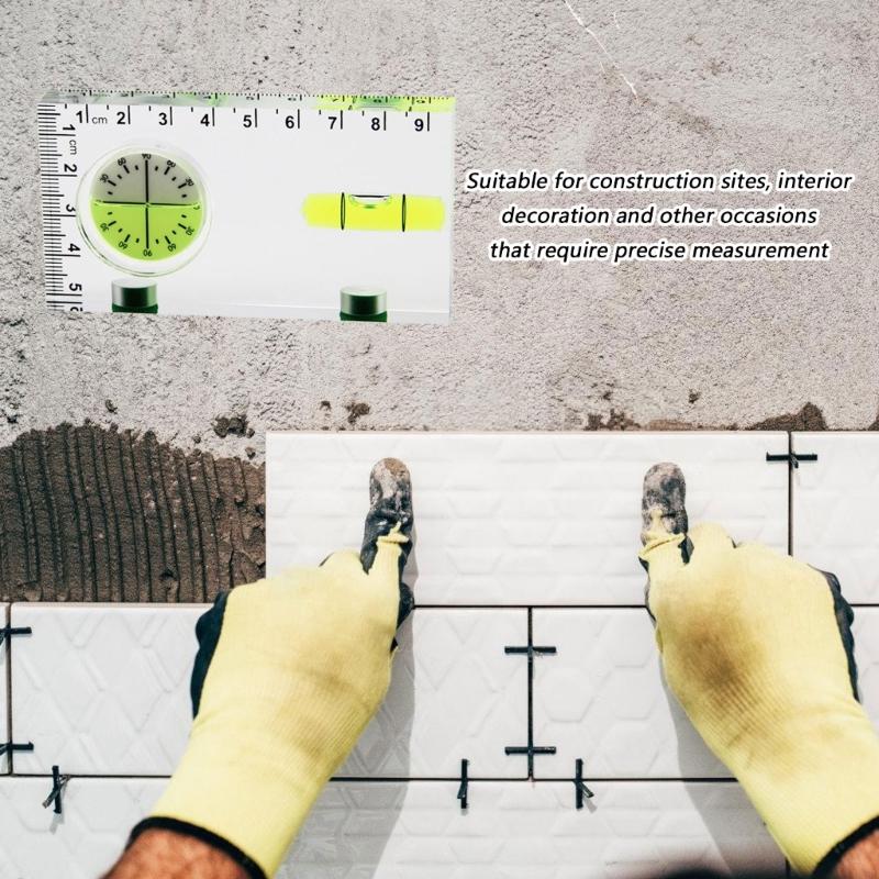 Angles Measuring Tool Glowing in Dark ABS Material Sturdy for Engineers China Mainland