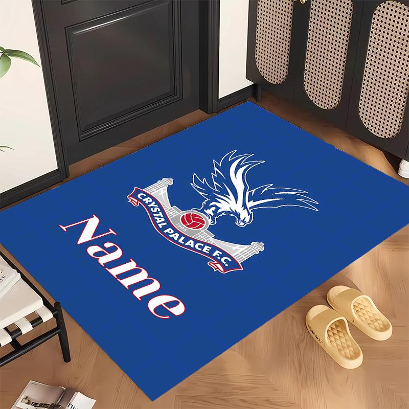 Crystal Palace FC (1) Personalized Name Office Carpet Stylish Decor for Living Room Bedroom Kitchen