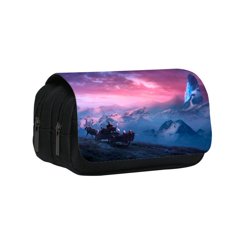 Frozen Ice Snow Queen Pencil Case With Large Capacity For School And Office Use