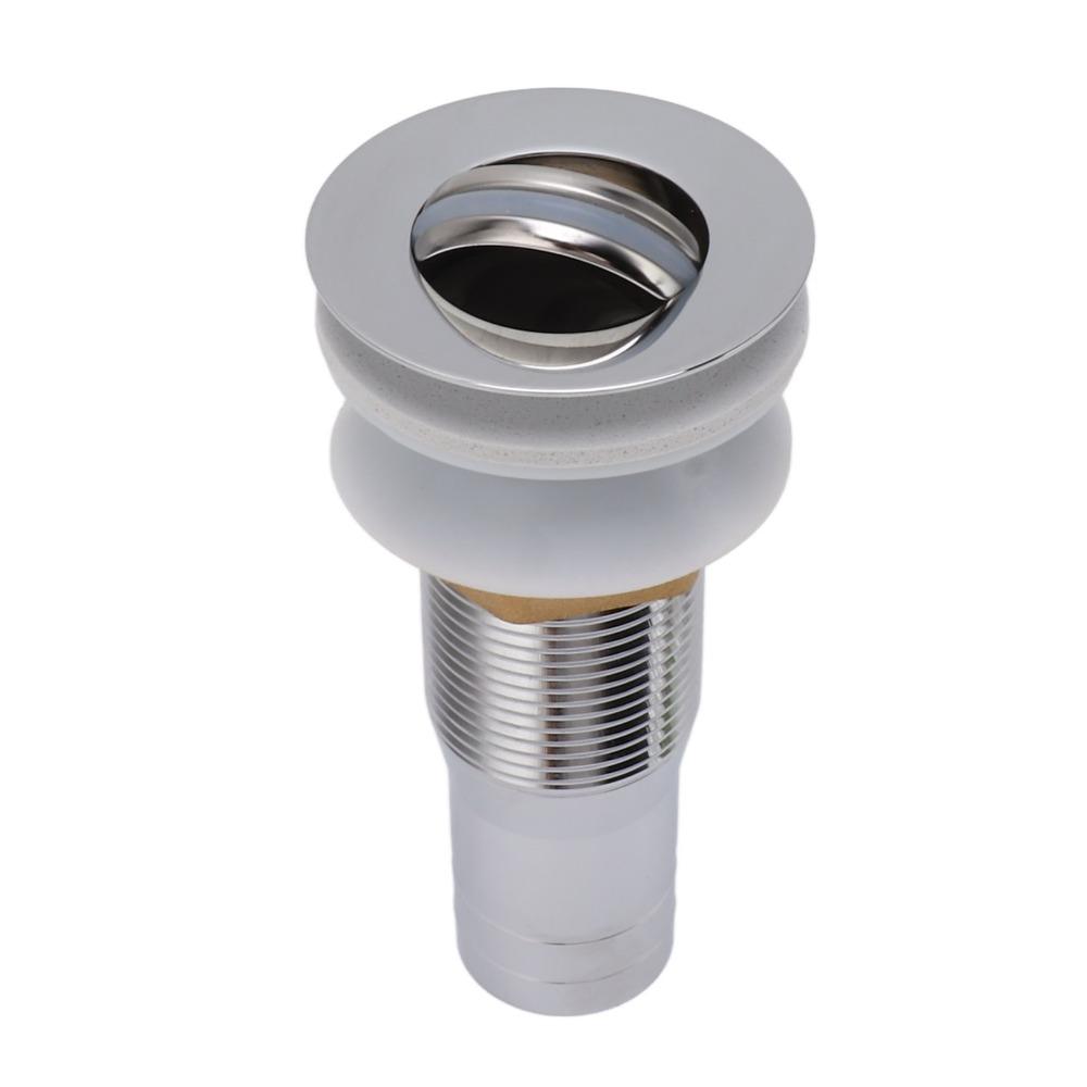Flip Top Bathroom Sink Drain Stainless Steel Drain Stopper Durable Vanity Vessel Drain Kitchen