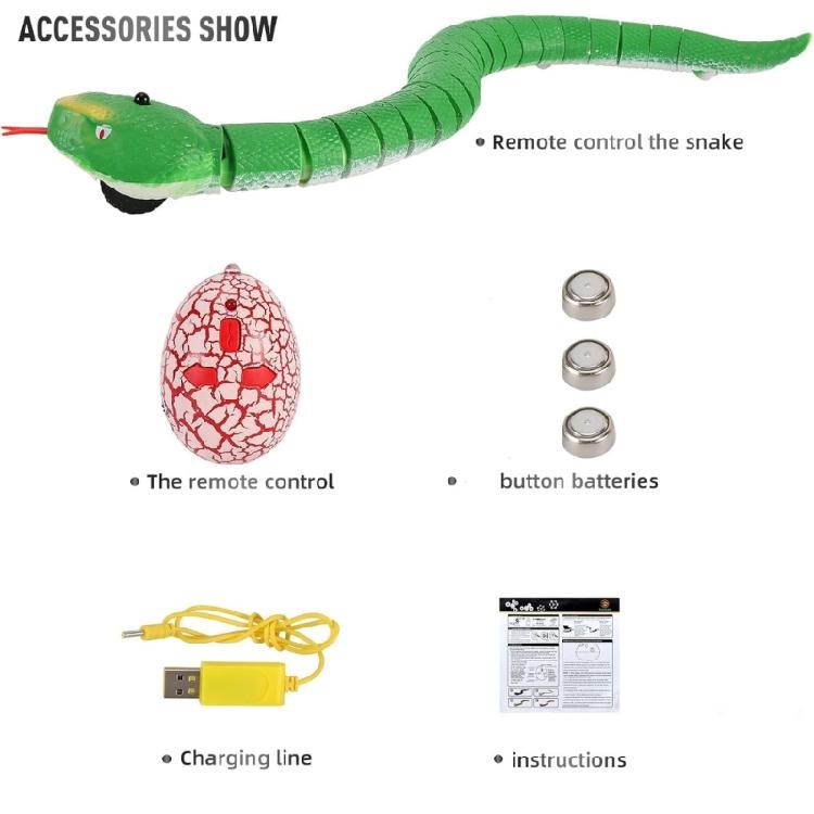 Programmable Robotic Rattle Snake Toy With Smooth Crawling Action And Not Toxic Materials Party Favor Gift