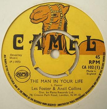 

7inch Record LES FOSTER & ANSEL COLLINS / DERRIC - The Man In Your Life / May Never Se CA102 Camel 1973 UK Reggae, Ska & Dub Used
