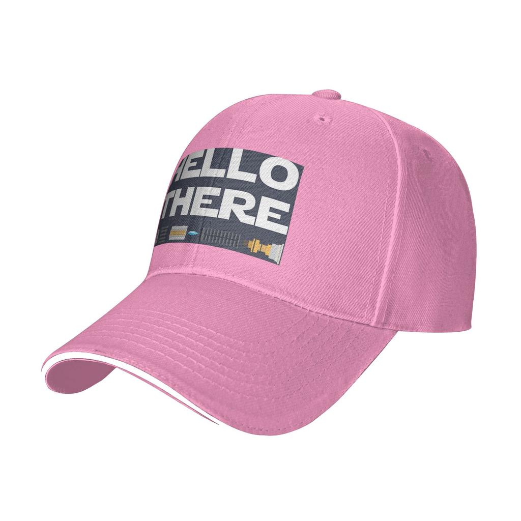 Hello There Cap Fashion Casual Baseball Caps Adjustable Hat Hip Hop Summer Unisex Baseball Hats Customizable Polychromatic