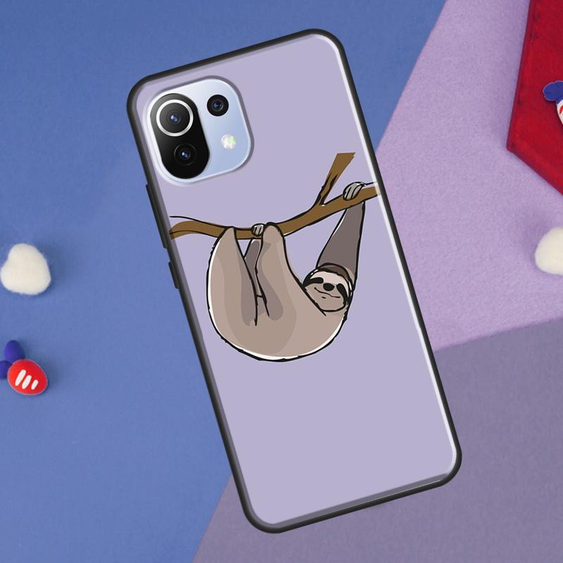 Baby Sloth Cover For Xiaomi 14 Ultra 13 11T 12T 13T 14T Pro POCO X7 X6 Pro X3 X5 F3 F5 M6 F6 Pro Case