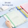 Deli A4 Transparent Zipper File Bags (5 Pack)