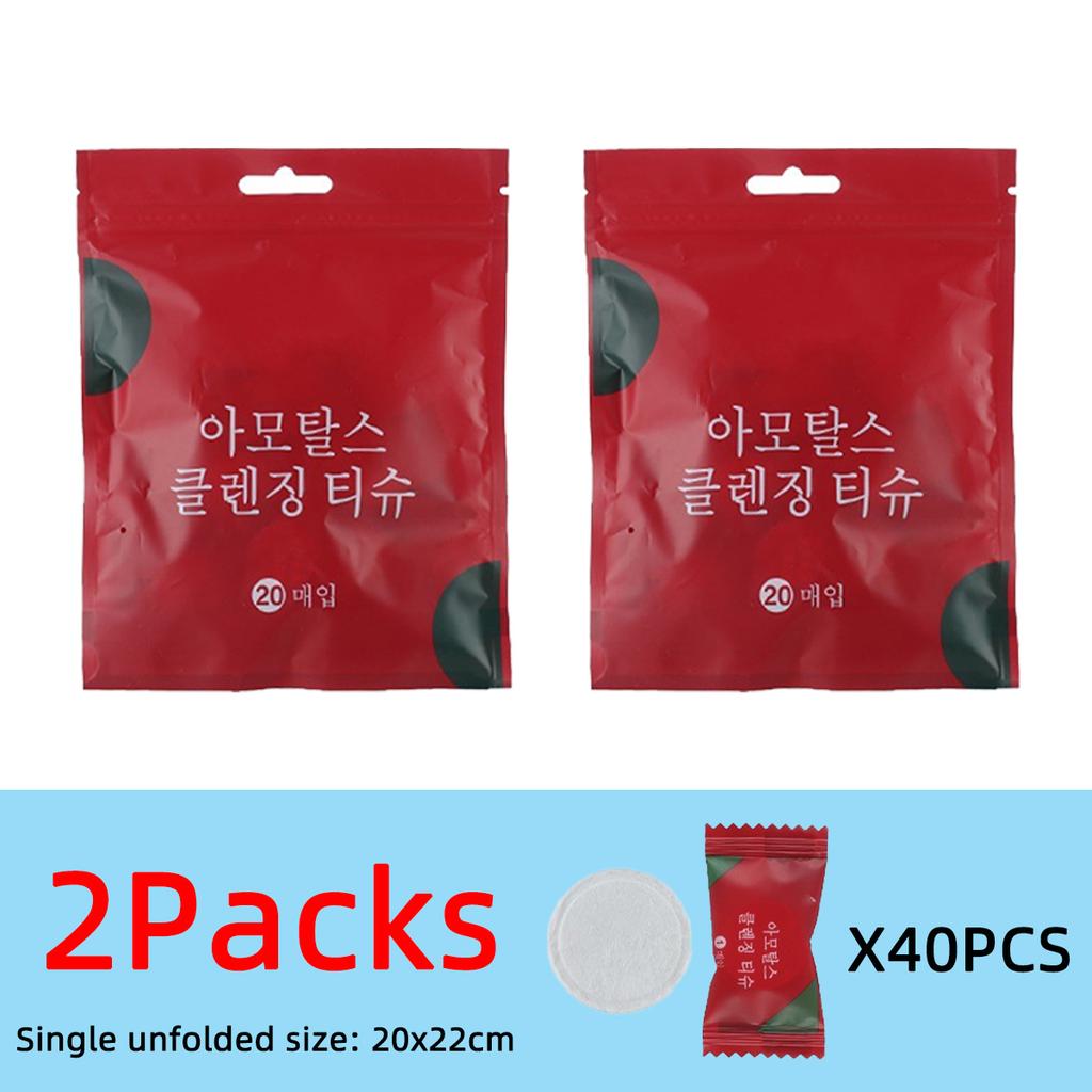 Portable Compressed Face Towel Highly Absorbent Natural Plant Fiber Towel A Must-Have Compressed Towel For Travel 20pcs/Bag