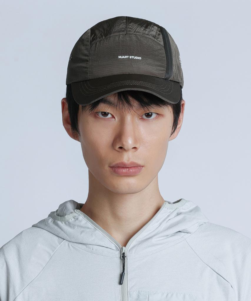 Nuateuseutyudio Wind Vent Zipper Running Ball Cap_3Colors