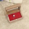 4 Slots Square Rings Holder Magnetic Cover Rings Bearer Box Jewelry Ring Holder  for Proposal Rings