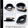 Meliore Rubber Insulator Carburetor Manifold Insulator for 60mm Mounting 38mm Insertion for and Maintenance PWK32/34, Pitch, Diameter, Rubber, Repair,