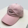 New Men Women Korean Embroidered Letters Striped Baseball Hats Sunshade Personal Versatile Casual Peaked Caps Fashion Travel Ins