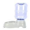 Dog Water Bowl Dispenser 3.8L Large Capacity Anti Tip Automatic Gravity Pet Waterer for Dogs Cats Indoor Outdoor Water