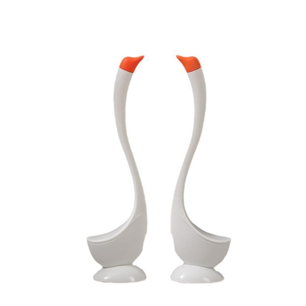 Swan Shape Toilet Plunger Cartoon Toilet Cleaning Brush Durable Toilet Brush Holder  Cleaning
