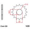 520 Motorcycle Front Sprocket For Suzuki GSF250 Bandit 250 1991-1993 GSX250 Katana Acrosse 90-94 GSXR250 87-89