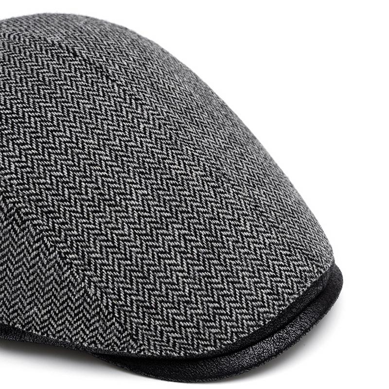 British Style Newsboy Cap Men's Beret Autumn Winter Warm Forward Cap