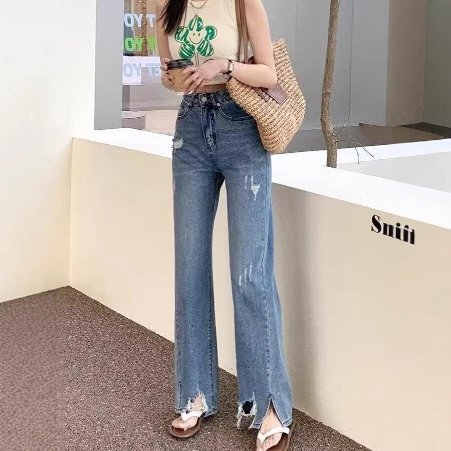 

Women s Ripped Jeans - Stylish Cross-Border Fashion Medium
