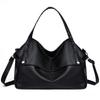 Explosive Large Capacity Solid Color Korean Version Tote Bag, Women's Fashionable Commuting Bag, Western Style Diagonal Shoulder Bag