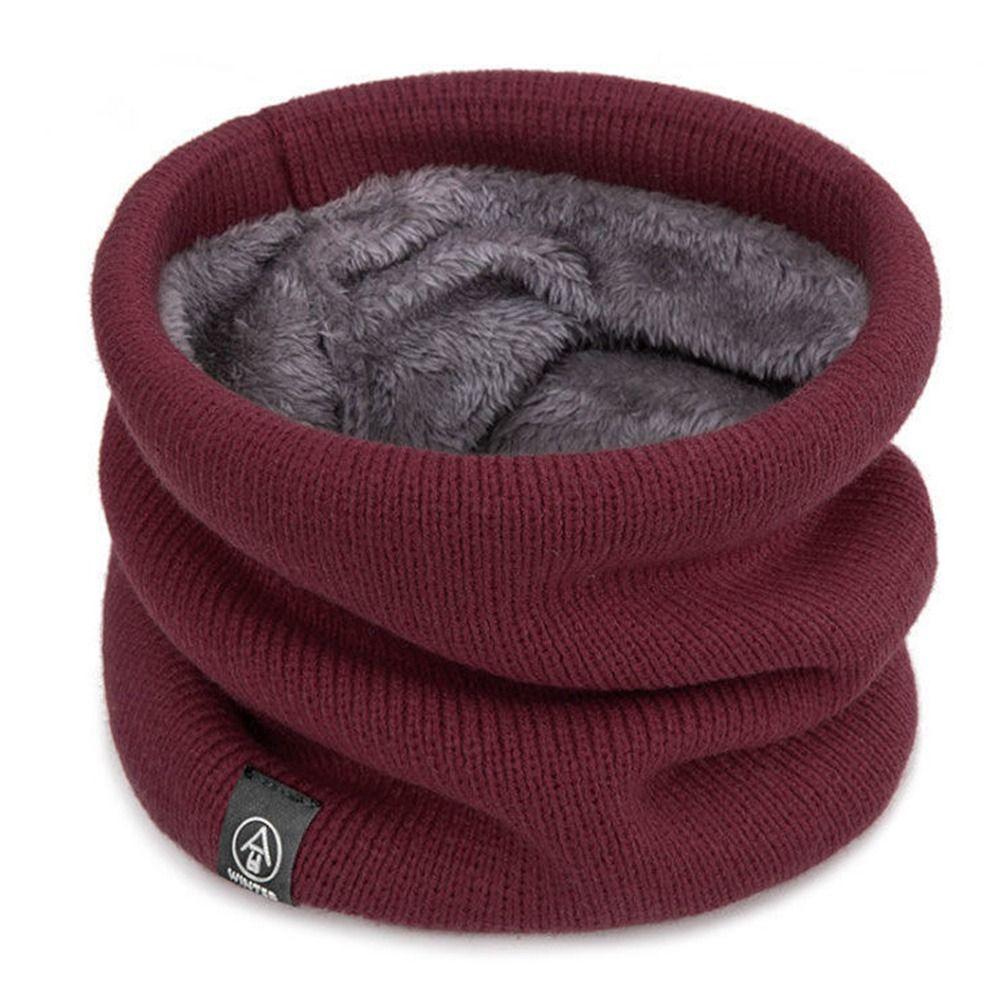 Neck Protection Winter Scarf Solid Color Neck Scarves Soft Neck Warmer Winter