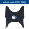 Chunfeng 150AURA Motorcycle Waterproof Foot Mats - Dirt & Wear Resistant Pedal Pads
