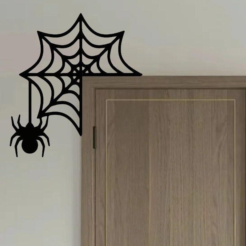 Spooky Halloween Black Door Hanging Decoration