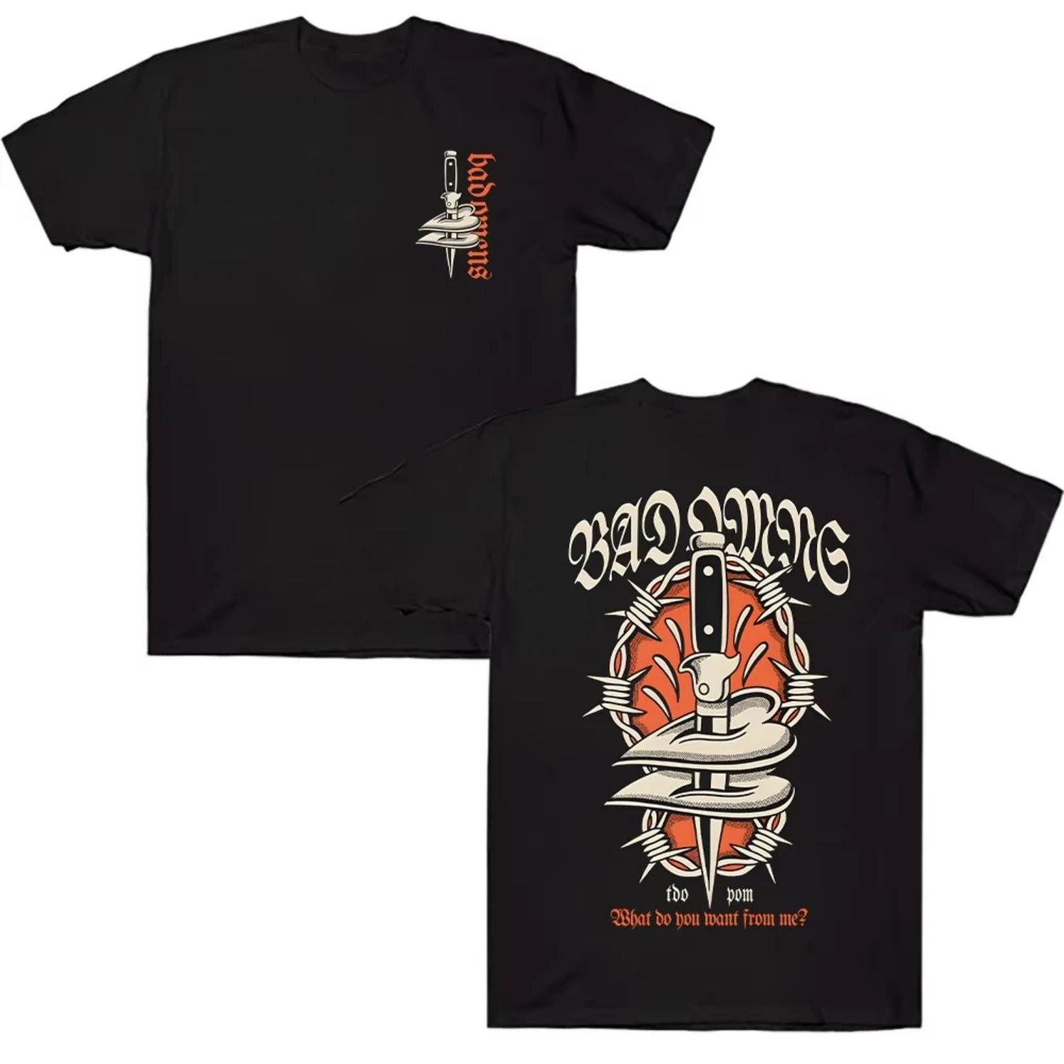 

Bad Omens Love Killer What Be Do Want From Me T-shirts Women s Fashion Casual Cotton Hip Hop Streetwear T-Shirt Men s Clothes S разноцветный