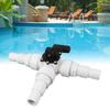 3-way Diverter Valve Pool Water   Control Valve with Handwheel   for 1.25 Inch 1.5 Inch Female Threaded Hose Connections