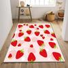 Strawberry Series Carpet for Living Room Decoration Home Sofa Coffee Table Area Rugs Non Slip Bedroom Hallway Floor Mat Washable