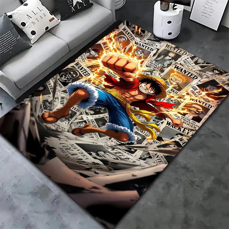 Monkey D Luffy Carpet Rug For Living Room Bedroom Home Sofa Decoration,kids Play Nonslip Floor Mat