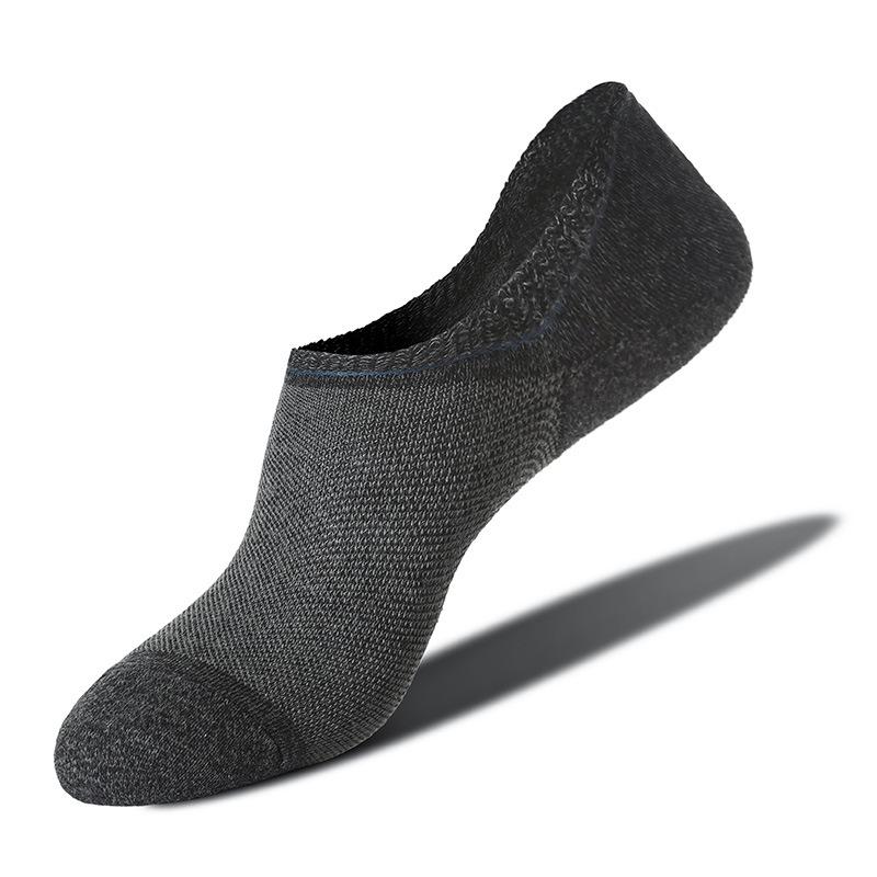 Summer Mesh Boat Socks for Men, Thin, Non-dropping, Invisible, Breathable and Sweat-absorbing Men's Socks and Sock Covers