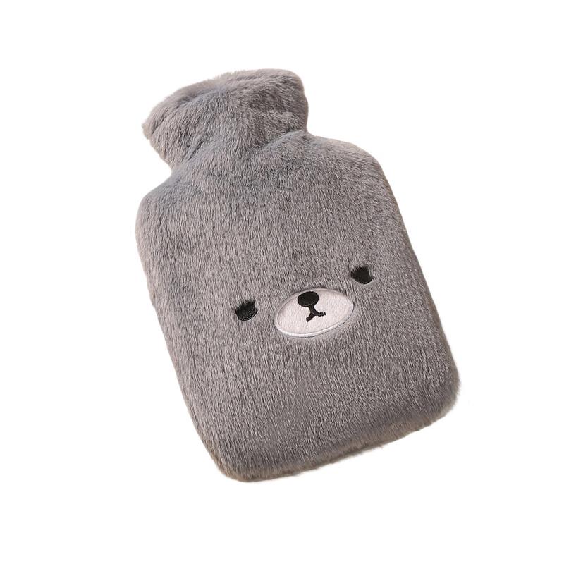 

Reusable Winter Hot Water Bottle with Removable Flannel Cover