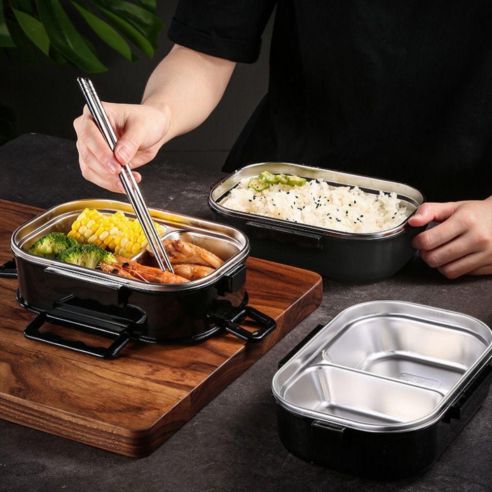 1200ml Insulated Food Container Double Layer Large Capacity Food Box  Picnic