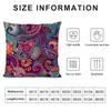 Indonesia Batik Design Cushion Cover Soft Plush Fabric Double-Sided Printed Sofa Cushion Cover For All Seasons Home Decor Gift