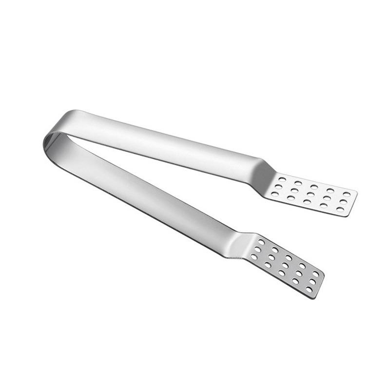 Teebeutel-Klammer Edelstahl Verdickt Zitronen-Pinzette Eis Zucker Grill-Klammer Haushaltsküchen-Gadget Teegeschirr Zange Quetscher Lebensmittelklammer