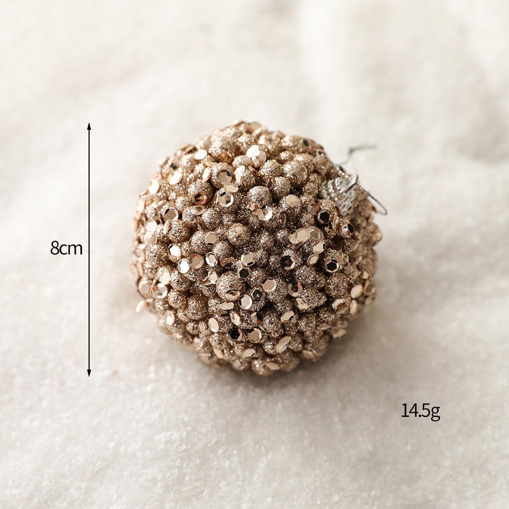 DIY Painted Foam Christmas Ornament: Snowflake & Irregular Pompon Balls