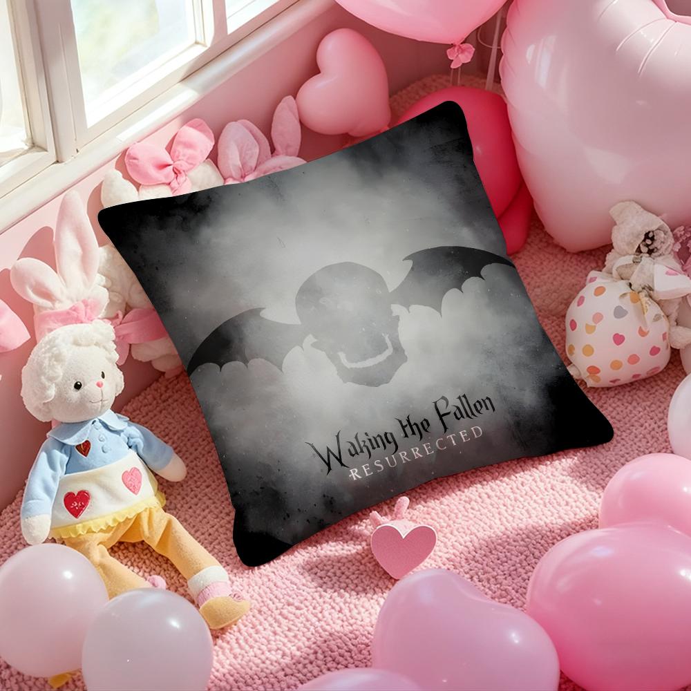 Band A-Avenged Sevenfold Cushion Cover Pattern Printed Pillowcase for Living Room Sofa Cushion Cover & Bedroom Decor