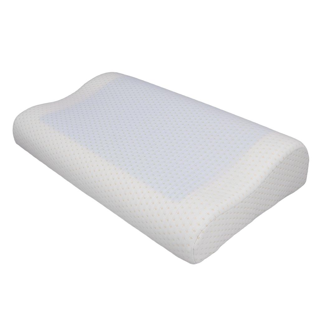 Oreiller à Mémoire de Forme Design Ondulé Gel Rafraîchissant Soutien du Cou Oreiller de Sommeil pour la Maison et la Beauté