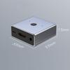 Metal 4K60Hz For HDTV Switcher With Intelligent Chip 2 Way Auto Signal Switching for Gaming Consoles