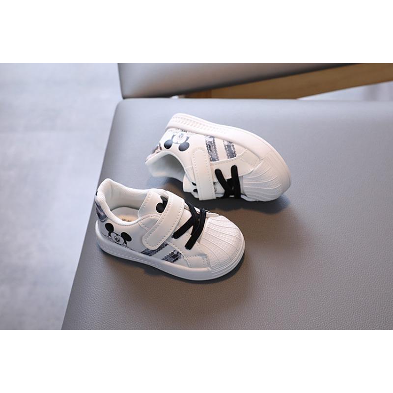 Spring and Autumn Baby Toddler Shoes Soft Baseplate Shoes Children's Sports Shoes Single Shoes White Shoes One Piece Is Sent On Behalf of Others