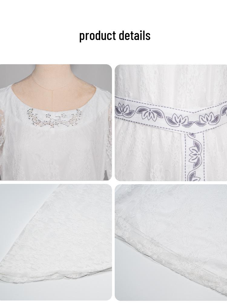 Galadriel Elf Queen Medieval Court Cosplay Dress