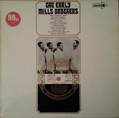 LP Record MILLS BROTHERS - The Early Mills Brothers CP68 Coral 1971 UK Jazz Used