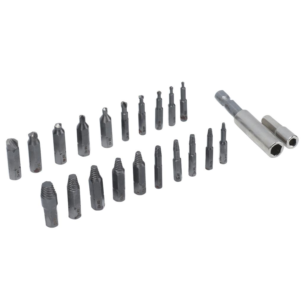 Schraubenausdreher-Set Chrom-Vanadium-Stahl Beschädigte Schrauben Bolzen Ausdreher Werkzeugsatz mit Aufbewahrungsbox