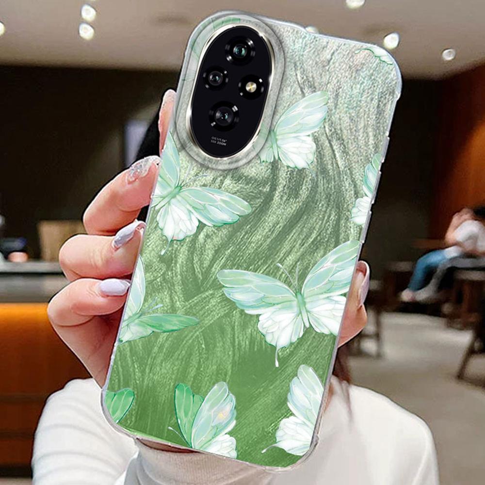 Purple Butterfly Phone Cases For Honor 400 200 Magic 7 Lite 200 Pro X9a X9c X8b X8a Schmetterlinge Silicone Couple Fundas Cover