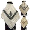 Multiuse Arab Shemagh Scarf Jacquard Shawl for Men With Classical Arabian Design For Outdoor Activity Cultural Event