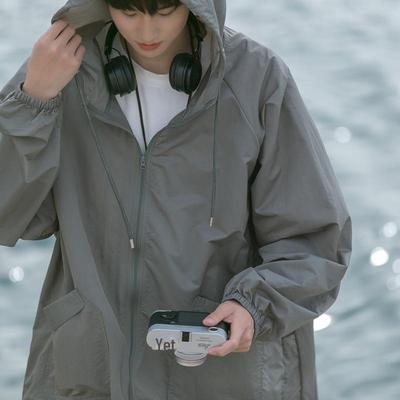 Unisex Summer UV Protection Hooded Lightweight Jackets for Couples